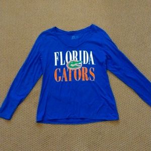 Florida Gators Russell Athletic Women's V-Neck Long Sleeve Shirt